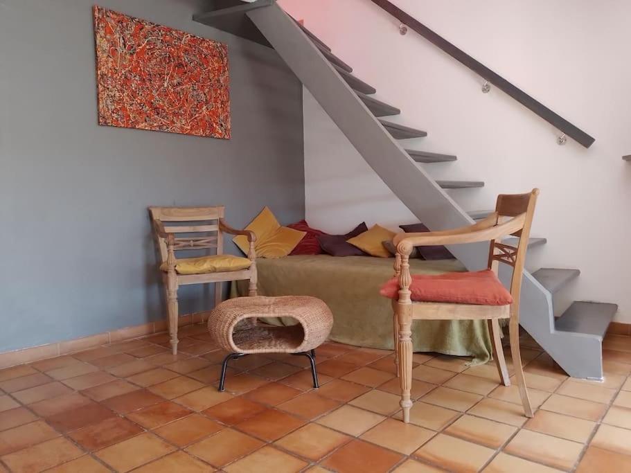 Apartamento Maison De Charme Avec Vue Sur La Vallee De La Ceze Saint-Gervais  Exterior foto